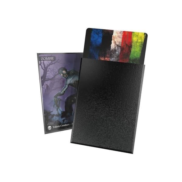 Ultimate Guard - 100 standardstorlek Cortex Sleeves mattsvart - Speltillbehör - ULTIMATE GUARD