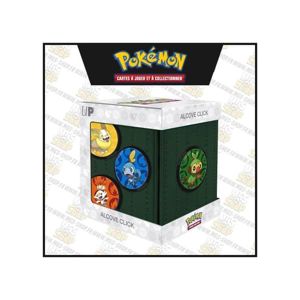 Deck Box Ultra Pro Alcove Click Galar - Pokémon Licens - Grön