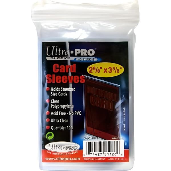 ULTRA PRO - Paket med 100 Store Safe Soft Sleeves för samlarkort
