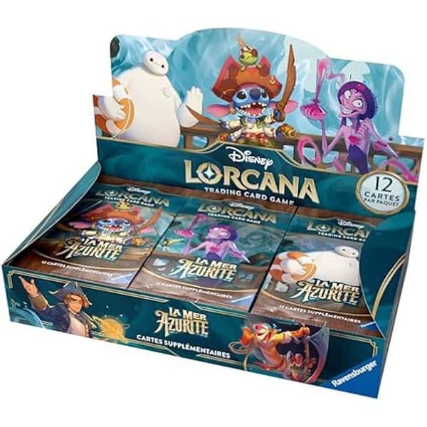 Förpackning med 24 Boosters - RAVENSBURGER - Lorcana Kapitel 6 - Fransk version - Disney - 288 kort