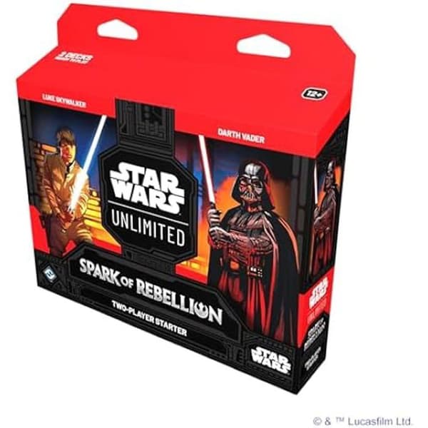 Asmodee - FFG - Star Wars Unlimited - Startpaket: Spark of Rebellion - Sällskapsspel - Samlarkortspel för vuxna