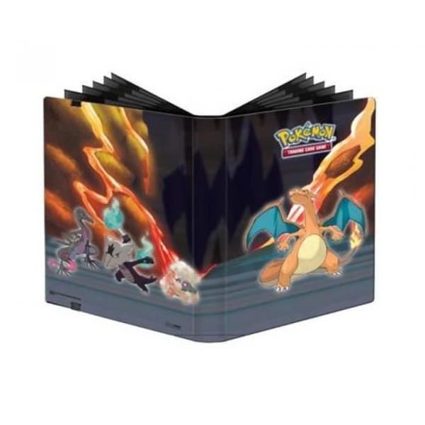 Cahier sortiment kort - ULTRA PRO - Pokémon TCG - Brinnande Topp - Svart - 252 kort