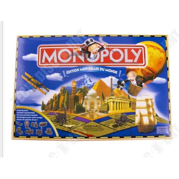 TD® klassiska franska monopolspel kortspel