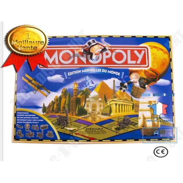 TD® klassiska franska monopolspel kortspel