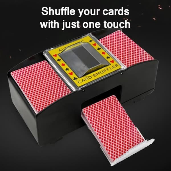 Kortblandare - Blandare - Automatisk - 2 kortlekar - För poker och blackjack - Elektronisk