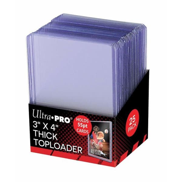 3" x 4" Thick Ultra Pro Toploader per 25