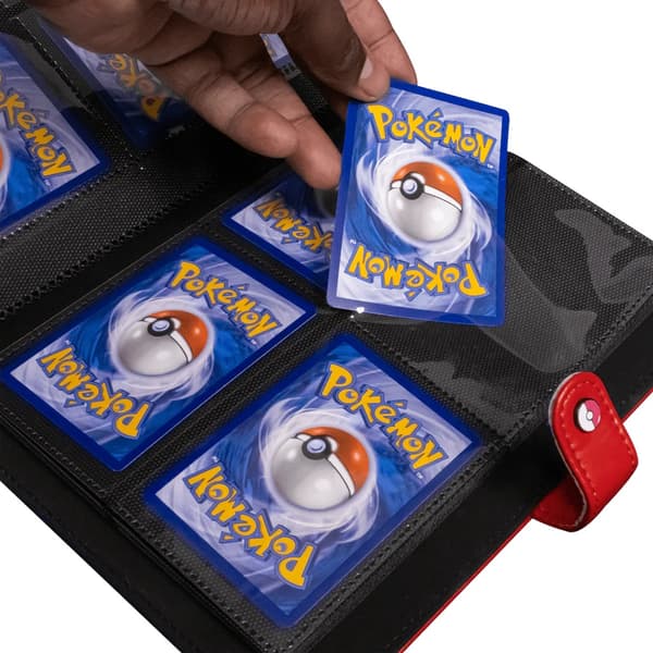 Pokemon Premium Snap Binder 4-Pocket Punainen