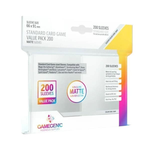 Gamegenic Matte Valuepk Standard 200st