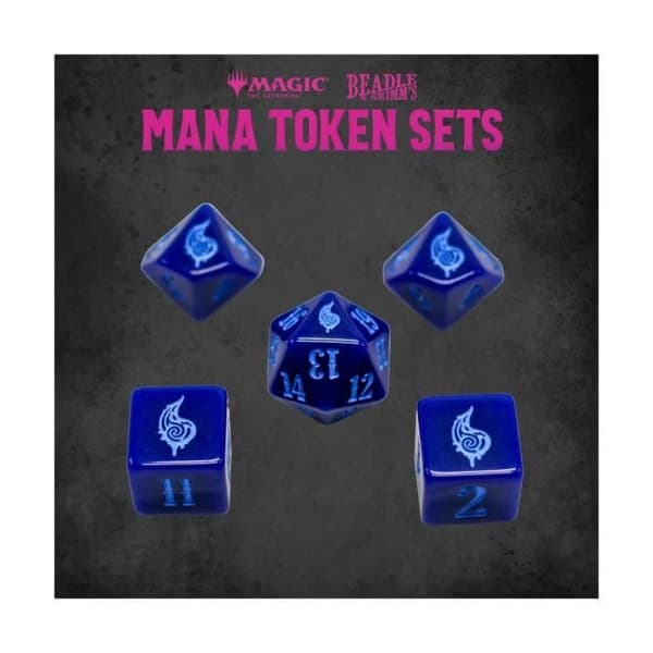 Beadle &amp; Grimm's - Magic the Gathering - Tärnings- och Tokenpaket Blå Mana