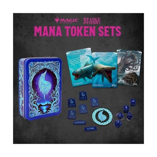 Beadle &amp; Grimm's - Magic the Gathering - Tärnings- och Tokenpaket Blå Mana