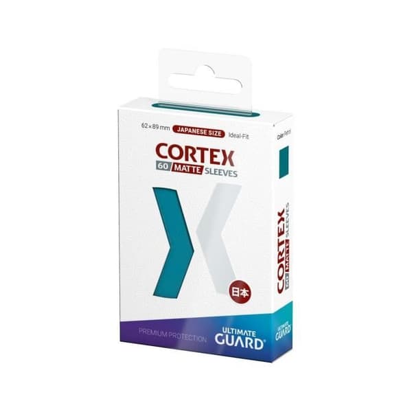 Ultimate Guard - Ultimate Guard - Pack 60 fickor Cortex Sleeves Japansk storlek Matt Petroleum
