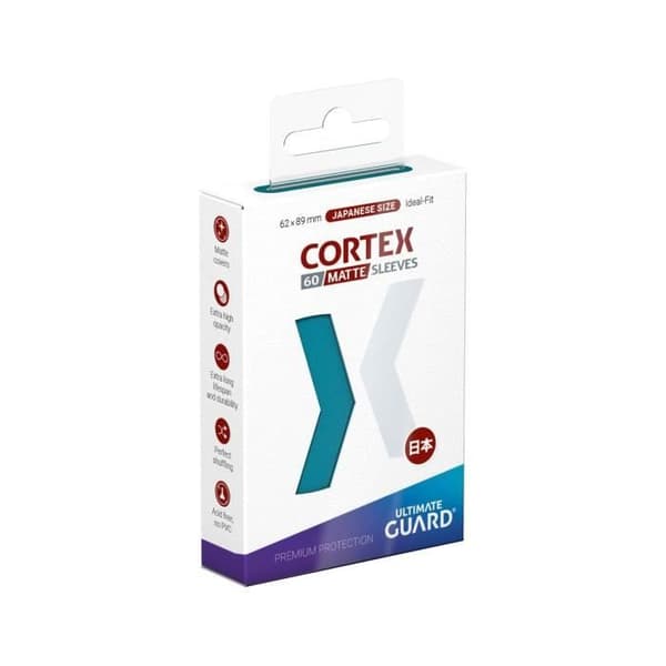 Ultimate Guard - Ultimate Guard - Pack 60 fickor Cortex Sleeves Japansk storlek Matt Petroleum