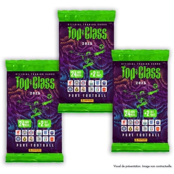 Startpaket - PANINI - FIFA TOP CLASS 2025 TC - Album - Tidning - 3 paket