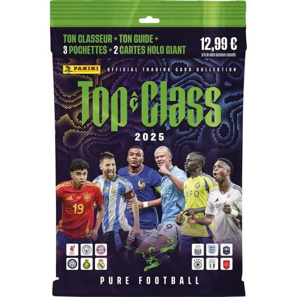 Startpaket - PANINI - FIFA TOP CLASS 2025 TC - Album - Tidning - 3 paket