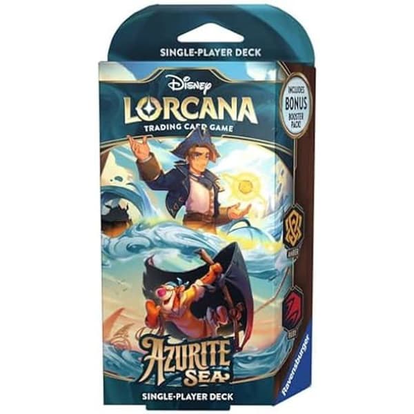 Samling av kortspel - RAVENSBURGER - Azurit Hav - Amber och Ruby Deck - 60 Kort - 1 Spelare eller Fler