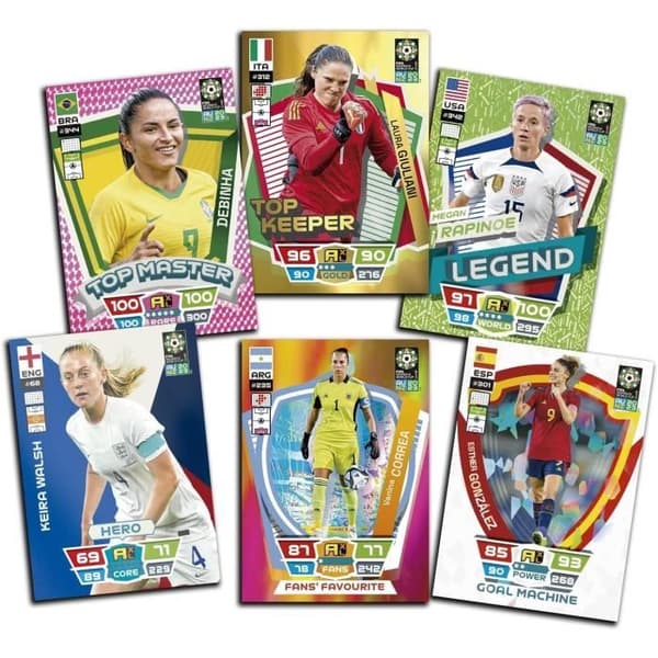 2023 FIFA World Cup för kvinnor™ TCG ADRENALYN PANINI startpaket