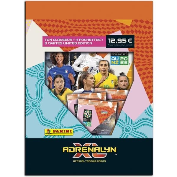 2023 FIFA World Cup för kvinnor™ TCG ADRENALYN PANINI startpaket