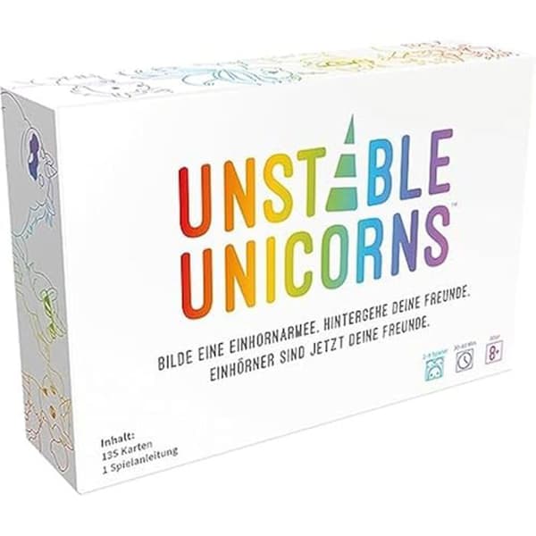Kortspel - ASMODEE - Asmodee Unstable Games - Enhörningar - 2 till 8 Spelare - Från 8 År
