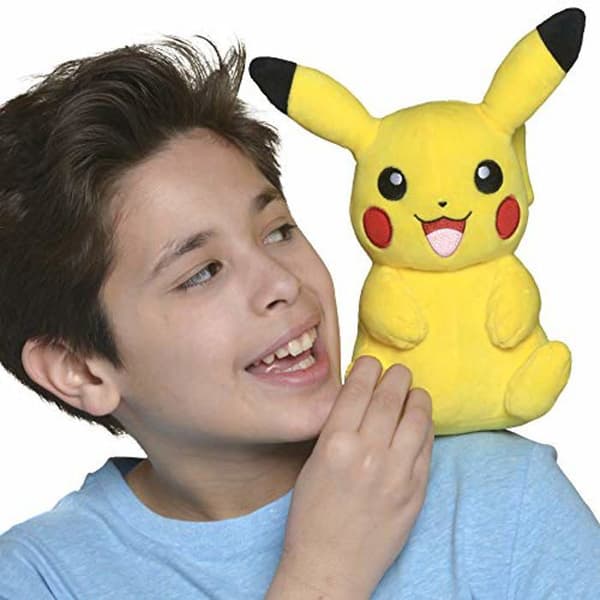 Pokemon Official & Premium Quality 8-tums Pikachu Plysch - Bedårande, ultramjuk, plyschleksak, perfekt för att spela och visa - Gotta