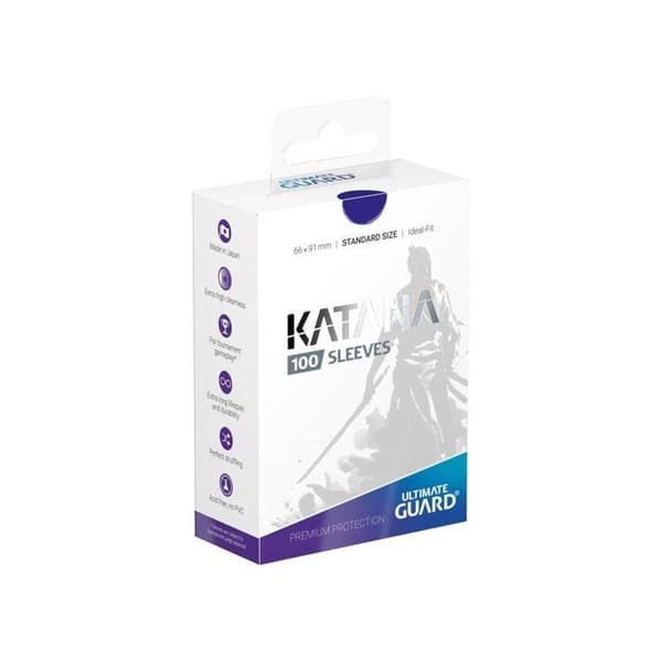 Ultimate Guard 100 Katana Sleeves Standardstorlek Blå