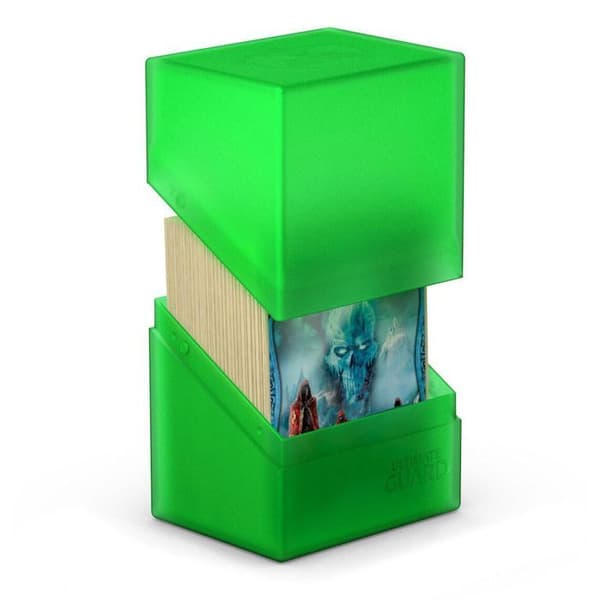 Kortlåda - Ultimate Guard - Boulder™ Deck Case 80+ - Smaragd - Kompakt - Hållbar