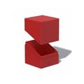 Miniatyrbild 4 av 4: Ultimate Guard Card Game Storage Box - Boulder Deck Case Return To Earth 100+ Röd