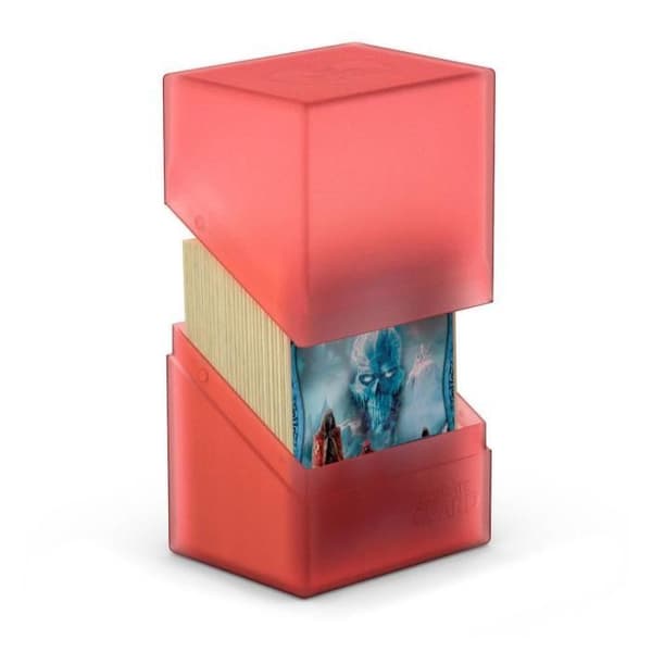 Spelaccessoar - Ultimate Guard - Boulder Deck Case 80+ - Röd - 2 spelare eller fler - Standardstorlek