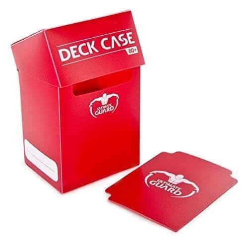 Ultimate Guard Card Box - Deck Case 80+ standardstorlek röd