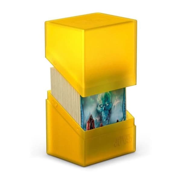 Speltillbehör - Ultimate Guard - Boulder Deck Case 80+ - Amber