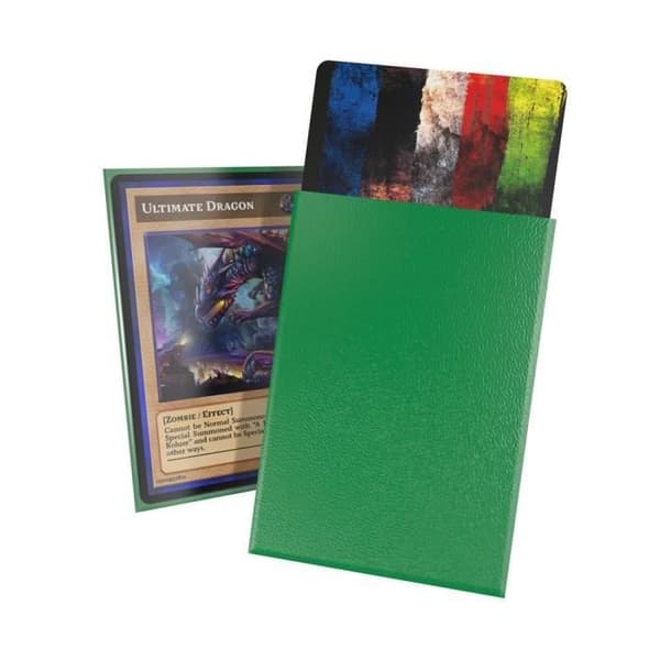 Ultimate Guard 60 Cortex Sleeves Japanskt format Matte Green UG - Kortspelstillbehör