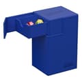 Miniatyrbild 2 av 2: Deckbox - Ultimate Guard - Flip'n'Tray 80+ - Monokrom blå - Xenoskin - Magnetstängning