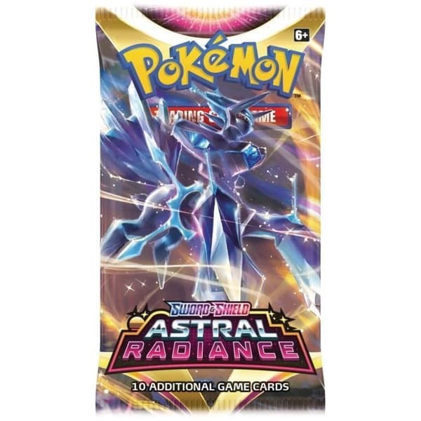 Booster Pack Pokémon Sword and Shield Astral Radiance EB10 Ny Engelska Oviktad