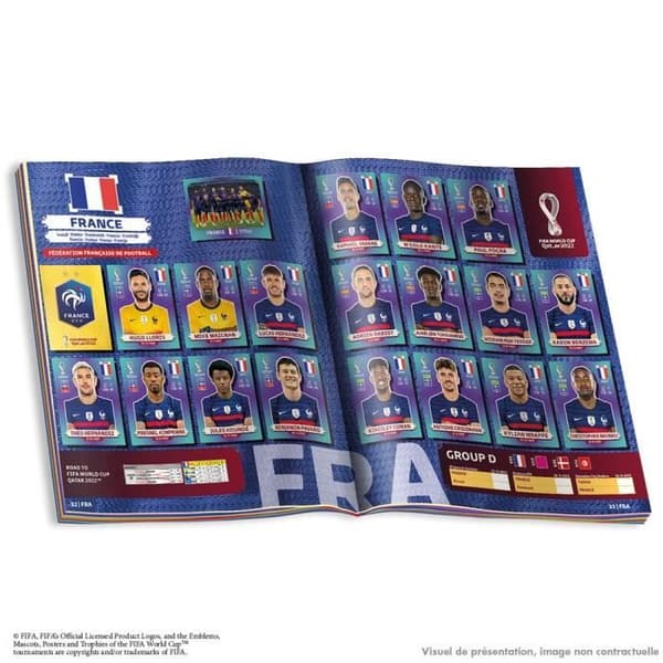 PANINI dekalalbum - World cup 2022 - 1 album + 4 samlarhylsor