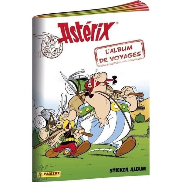 Asterix och Obelix resealbum - Panini - Album + korthållare - Vit - Barn