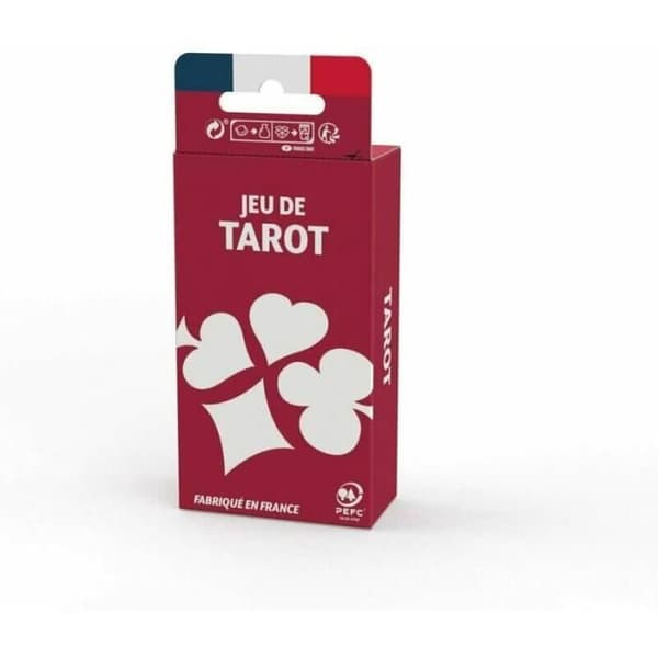 Tarotspel - Traditionellt - 78 kort - Officiell regel - Tillverkat i Frankrike