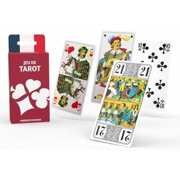 Tarotspel - Traditionellt - 78 kort - Officiell regel - Tillverkat i Frankrike