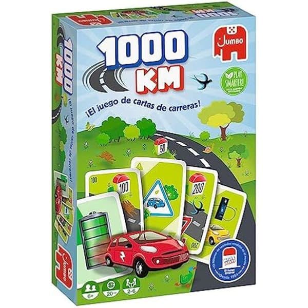 Jumbo 1000km - Kortspel - Familjespel - Från 6 år - Spanska - Familjespel för 2 till 6 spelare