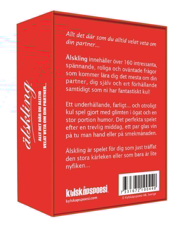 Älskling pocket, Kylskåpspoesi (SE)