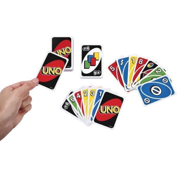 UNO - Uno Classic - Family Card Game - Från 2 till 4 spelare - 7 år och äldre