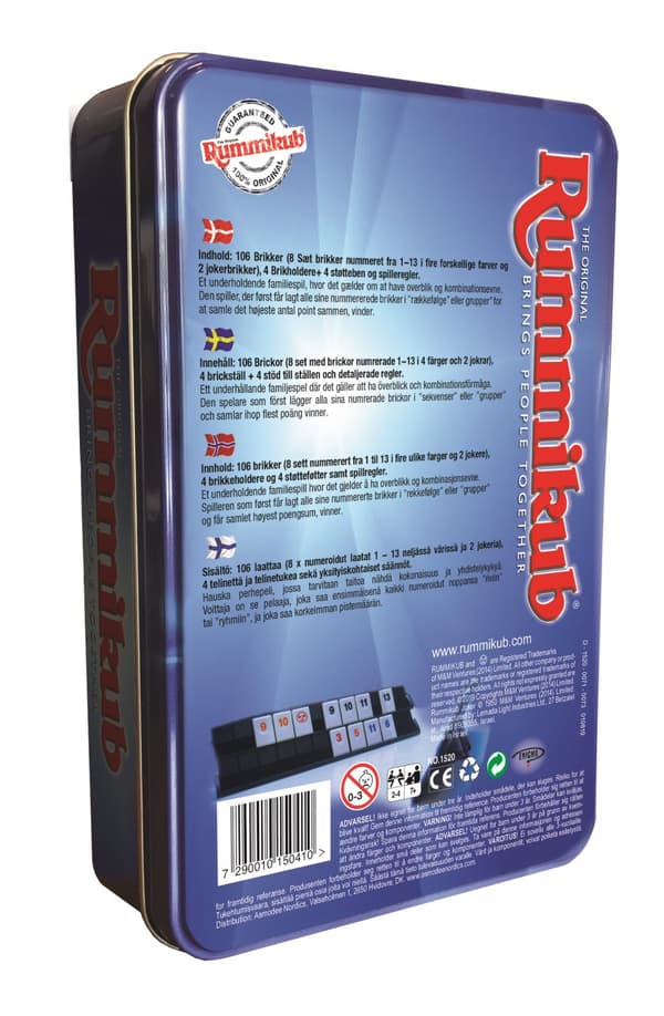 Rummikub Travel (SE/FI/NO/DK)
