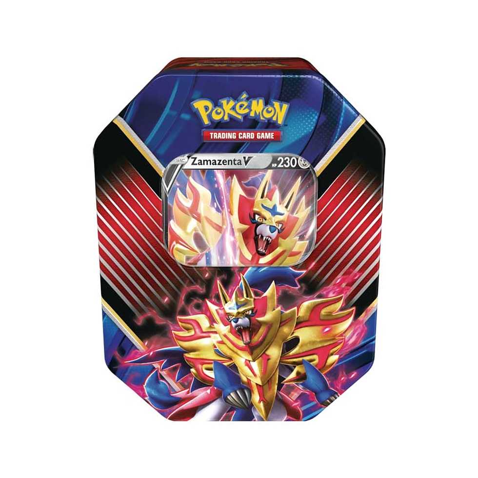 Pokemon Sword & Shield Zamazenta V Tin Box