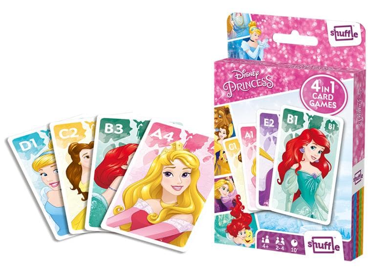 Princess Card Game 4-in-1 CDU- Kortspel