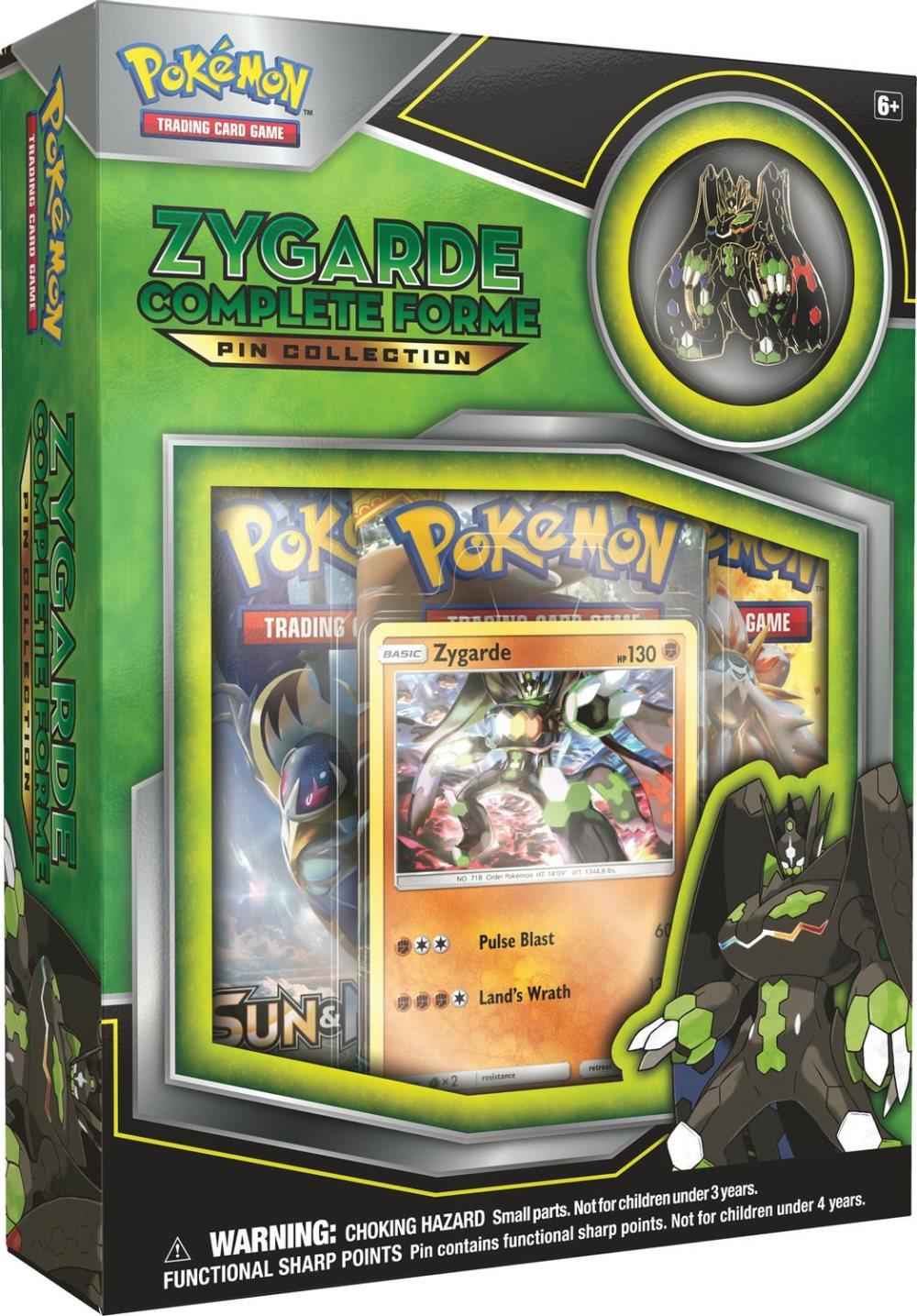 Pokemon Zygarde Pin Collection Box