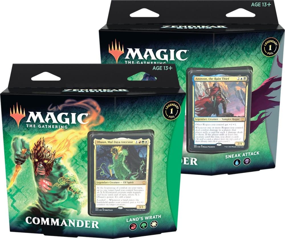 Magic The Gathering - 2-Pack Zendikar Rising Commander Decks