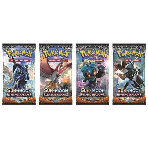 Pokemon Sun & Moon Burning Shadows Booster 4 booster (4 motiv)