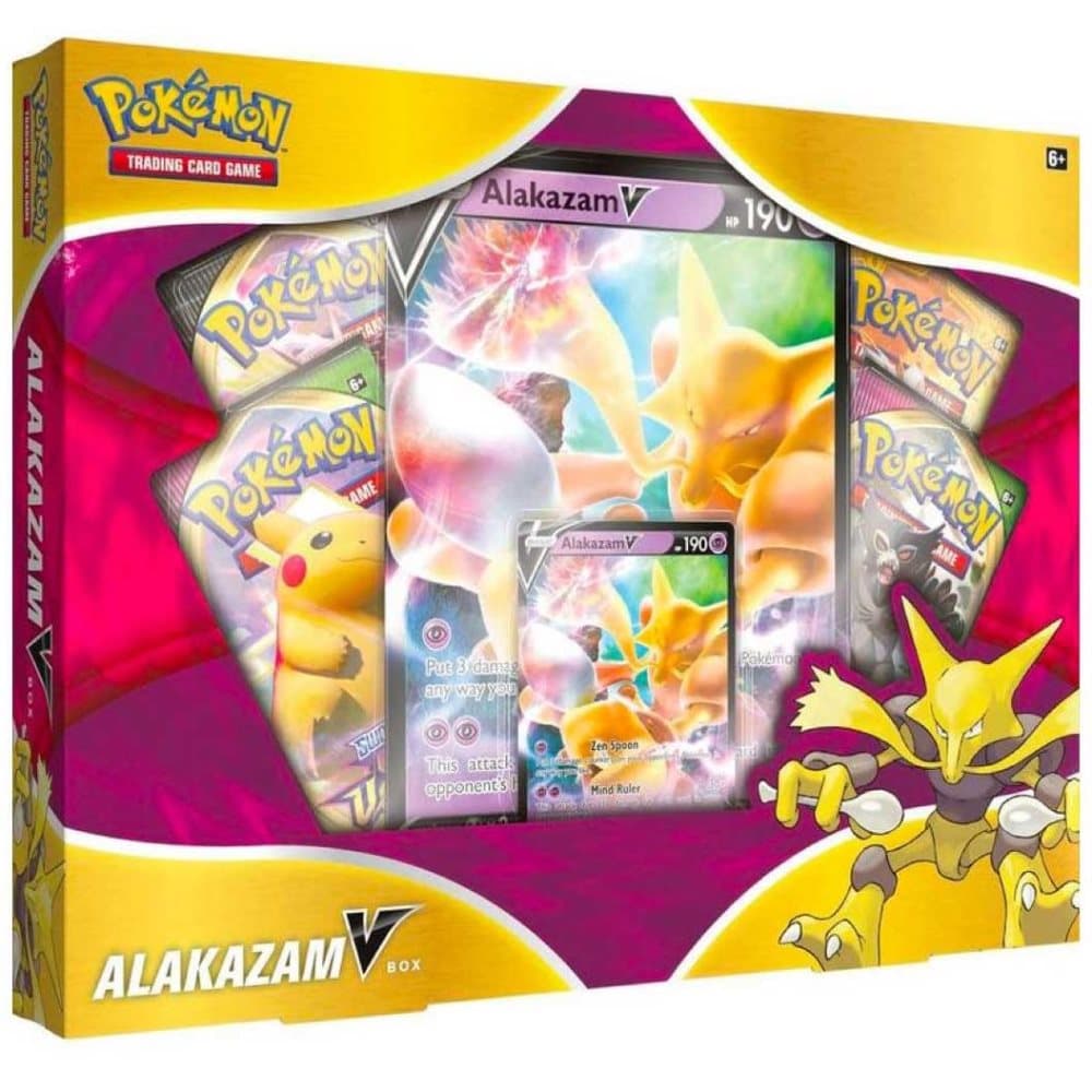 Pokemon Alakazam V Box