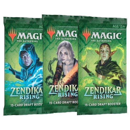 Magic The Gathering- Zendikar Rising- Draft Booster Pack 3-Pack