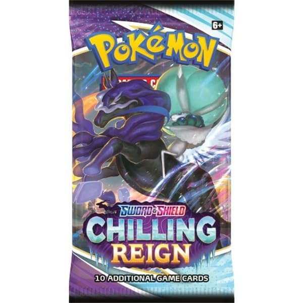 Pokemon Sword & Shield Chilling Reign Mini Binder + 1x Booster