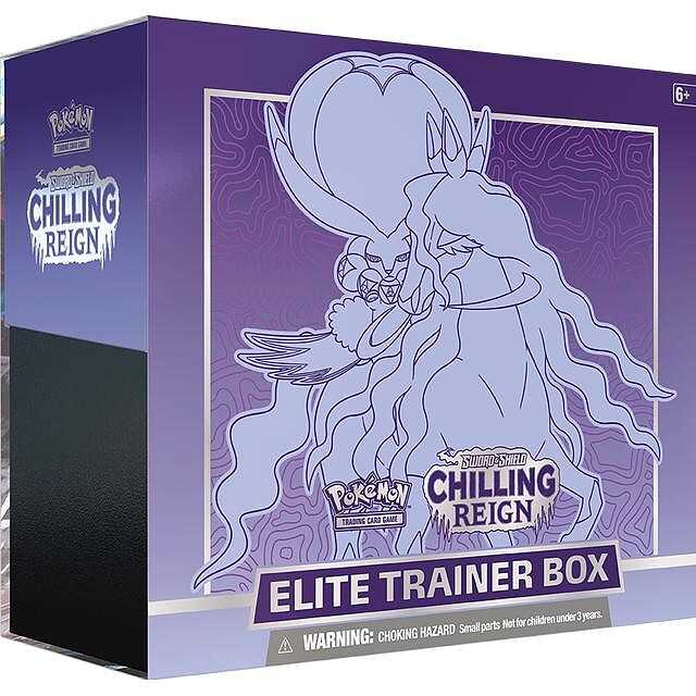 Pokemon Sword & Shield Chilling Reign Elite Trainer Box Ice Rider Calyrex