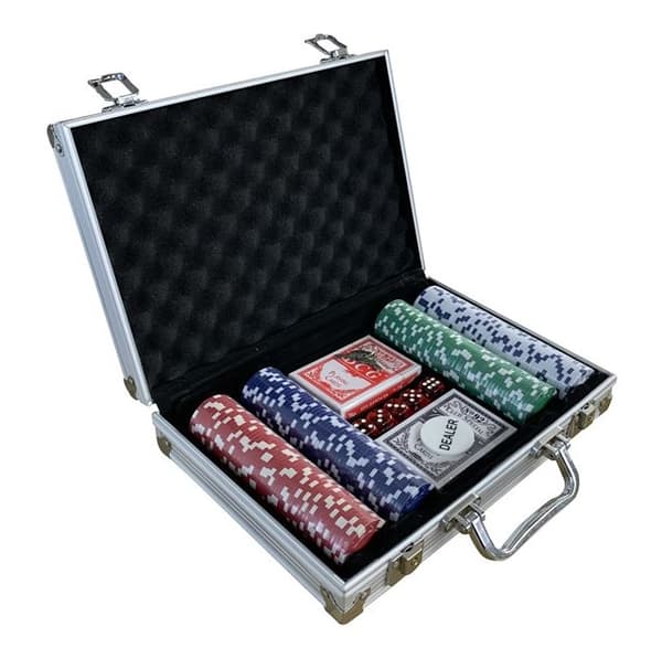 Pokerspill med koffert Texas Hold'em Pokersett